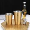 Taza de Cerveza Bebida Café de Acero Inoxidable 304 Estilo Coreano Gran Capacidad Taza de Agua para Bebidas Frías Viento Industrial ins Tapa Venta al por Mayor