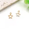 Acessórios de Joias Kc Ouro DIY Pulseira Colar Brincos Pingente Misturado Sol Lua Estrela Pingente Pequeno Pacote de Material