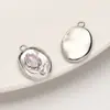 Pacote de Materiais para Joias Artesanais DIY Pingente de Vidro Liga Borboleta Coração Asas Lua