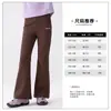 Body para bebé Ropa infantil Pantalones de forro polar para niña Pantalones acampanados 2026 Invierno Nuevo Alta elasticidad Otoño e Invierno Pantalones de yoga acampanados