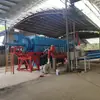 Serragem Carvão Ativado Forno de Carbonização Linha de Produção Máquina Horizontal de Fazer Carvão Sem Fumaça Operação Contínua