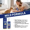 EELJOY Spray para Entrenamiento de Mascotas al Baño Guía Diaria para Gatos y Perros para Defecar en un Lugar Fijo, Conveniente Spray de Entrenamiento en Casa