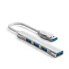 Docking Station Typec Hub 3.0 Hub Usbc Divisor de Computador Um para Quatro Usb2.0 Multifuncional