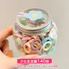 Diademas elásticas negras para niños, suaves con el cabello, alta elasticidad, sujetadores de pelo duraderos, accesorios para el cabello