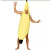 Ropa Divertida de Fruta Plátano Halloween Dibujo Animado Disfraz de Actuación Forma de Material Compuesto Creativo