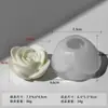 Molde de silicona para velas de aromaterapia con forma de rosa de Jiahui Mei, jabón hecho a mano con flor, yeso para aromaterapia DIY