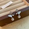 Brincos de pérola borboleta elegante de luxo leve Novo nicho Design Sense Cold Style Fashion Versatile Sweet Brincos