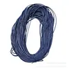 Cordón de cuero de piel de oveja al por mayor de 3 mm a 6 mm, cordón redondo de cuero, cordón de cuero PU sintético, cordón de cuero con núcleo recubierto para accesorios, cinturones, accesorios de bricolaje