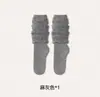 Nuevos calcetines de otoño e invierno para mujer hasta la pantorrilla, calcetines blancos bordados estilo min, calcetines largos deportivos para exteriores estilo ins de moda