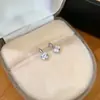 Pendientes de Plata de Ley S925 con un Solo Diamante, Estilo Japonés, Sencillos, Lujo Ligero, Súper Brillantes, Mini, Exquisitos, Modernos, Pendientes de Diseño Versátil