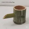 Accesorios para Fuentes de Agua de Bambú, Filtro para Acuario, Adornos Decorativos de Tubo de Bambú Hechos a Mano para Sala de Estar y Jardín, Artesanías de Bambú
