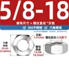 Colección de Tuercas de Acero Inoxidable 304 Estándar Americano y Británico Rosca Fina Unf Tuercas Hexagonales Tuercas de Rosca Fina Británicas 1/4-1/2