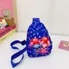 Mochilas Infantis com Estampas de Desenho Animado, Bolsas Transversais Unisex, Bolsas de Peito, Bolsas Pequenas Atacado com Múltiplos Bolsos, Bolsas Infantis de Nylon