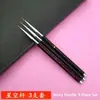 Set de plumas delineadoras para arte de uñas, 3 piezas, incluyendo plumas de pintura de colores, plumas delineadoras y plumas de cielo estrellado, específicamente para salones de uñas