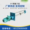 Chongqing FYH bomba submersa química de aço inoxidável vertical resistente à corrosão bomba centrífuga submersa de eixo longo de sucção única de estágio único