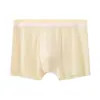 Ropa interior de seda de hielo para hombre de verano, sin costuras, ligera, transpirable, antibacteriana, bóxers de talla grande, bóxers refrescantes