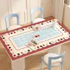 Mantel de Mesa de Comedor de Dibujos Animados Impermeable a Prueba de Aceite Lavable Protector de Mesa Antideslizante Lujo Ligero Gama Alta Mesa de Café Mantel