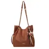 Bolso de Mujer Color Sólido Simple Textura Mate Bolso Tote Diseño Clásico Versátil Moda Gran Capacidad Cruzado Bolso Elegante
