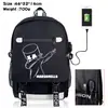 DJ Americano Marshmello Mochila Marshmallow Mochila da Moda Mochila de Estudante Bolsa de Viagem ao Ar Livre
