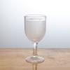 Copo de vidro de pé alto com relevo retrô taça de vinho tinto transfronteiriça criativa copo de vidro com pontos de cânhamo decoração de casa de vidro atacado