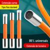 Torneira tubo de extensão cozinha máquina de lavar roupa Universal Universal Tubo de dobra de moldagem de mangueira extensor acessórios cabeça à prova de respingos