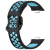 Adecuado para Huawei Watch Fit3 4Pro Correa de Reloj de Silicona Bicolor Huawei Fit4 Pulsera con Orificios Transpirables