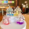 Boneca Desenho Animado astronauta homem do espaço garrafa de areia movediça decoração de mesa presente de aniversário criativo joias de cristal atacado