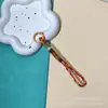 Lanyards Tejidos Coloridos para Teléfono Móvil, Llaveros Estilo Étnico, Accesorios de Joyería Bohemia Estilo Pareja Al Por Mayor