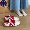 Zapatos de entrenamiento de ballet para mujer 2026 otoño nuevo versátiles casuales zapatos de vestir estilo popular suela suave retro ligeros zapatos de plataforma