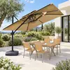 Guarda-sol externo Jialan, guarda-sol romano estilo villa, guarda-sol externo, guarda-sol de jardim, guarda-sol de pátio, guarda-sol de terraço externo