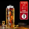 Garrafa de Infusão de Álcool de Vidro com Torneira 5 Jin 10 Jin Selada Jarra de Vinho Espessa Doméstica Garrafa Especial para Infusão de Ginseng