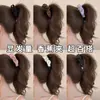 Presilha banana plissada de chifon, presilha vertical, presilha de garra de verão de alta qualidade, presilha para rabo de cavalo na nuca, presilha de cabelo elegante e delicada