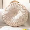 Cojín de Calabaza Nórdico Hecho a Medida de Fábrica, Cojín Redondo, Cojín para Sentarse, Sofá de Sala de Estar, Cojín Plegado en Forma de Rueda para Casa de Huéspedes