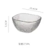 Tigelas de Vidro com Borda Dourada Estilo Europeu para Sobremesas, Tigelas Especiais para Lojas de Sobremesas, Tigelas para Sorvete, Conjunto de Três Peças, Compra em Atacado para Redes de Restaurantes