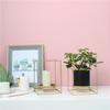 Soporte metálico maceta moderno minimalista maceta planta verde arreglo floral Arte personalidad decoración hogar sala de estar