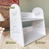 Estantería Kuromi Ins Dibujos Animados Linda Juguetes para Dormitorio Femenino Almacenamiento de Escritorio Estantería para Niños Dormitorio Baño