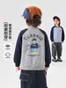 Chaqueta de Béisbol Europea Derecha para Niño Ropa de Abrigo de Otoño 2026 Nueva Ropa para Niños Niños Bebé Niño Pequeño Estilo Primavera Otoño Top para Niño