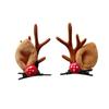 Antler Natal Hairpin Joias Cocar Elk Orelhas Fawn Clip Acessórios de Cabelo Crianças Mulheres Fofo Internet Celebridade Clip
