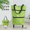 Bolsa con ruedas de tela Oxford, bolsa de compras plegable, bolsa de carro, carrito de compras, carrito pequeño de compras, carrito de compras, bolsa de compras, bolso