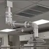Venta Directa de Fábrica Tipo Trompa de Elefante Universal Telescópica Campana Extractora, Campana de Succión, Campana Extractora de Aleación de Aluminio para Laboratorio, Conducto de Aire