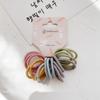 Anillo para el cabello de color caramelo coreano 2022, popular en Internet, cuerda para el cabello simple, banda de goma básica que combina con todo, cuerda para el cabello