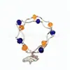 Ventas Directas de Fábrica Pulseras Personalizadas Hechas a Mano 32 Equipos de Fútbol de la NFL Pulseras de Cristal para Mujer Pulseras de Temperamento de Moda
