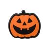 Dibujos animados Halloween PVC plástico blando epoxi hebilla decorativa desmontable zapatos con agujeros hebilla de zapato de flor transfronteriza calabaza accesorios DIY
