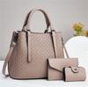 Bolso de Comercio Exterior Bolso de Gran Capacidad Bolso de Mujer 2023 Nuevo Bolso de Patrón Tejido a la Moda Juego de Varias Piezas Bolso de Viaje para Mujer