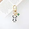 Nuevo Llavero de Metal de Panda Lindo Dibujo Animado Lindo Divertido Colgante de Llavero de Panda Colgante para Bolso de Hombres y Mujeres