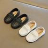 Zapatos de Cuero para Niños 2025 Suela Suave Slip-On Zapatos Tipo Mocasín para Niños Estilo Coreano para Niños Medianos y Grandes Slip-On Casual Transpirables