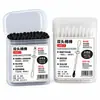Hisopos de oído en espiral de doble cabeza, hisopos de algodón desengrasados para limpieza de oídos, maquillaje y limpieza del hogar, hisopos de algodón desechables, disponibles para venta al por mayor