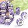 Miçangas Soltas Misturadas Mais Vendido na Amazon Três Fileiras Argola Bola de Diamante Argila Miçangas com Furo Grande Conjunto de Corrente DIY Acessórios de Decoração