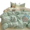 Capa de Edredom de Fio Dupla Camada Classe A Peça Única Capa de Edredom Duplo Doméstica Compra Única Dormitório Estudantil Nantong Roupa de Cama de Solteiro
