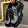 Zapatos de Protección Laboral, Antiaplastastamiento, Antipenetración, Ligeros y Resistentes al Desgaste, Venta al por Mayor en Stock Zapatos de Seguridad Protectora, Zapatos Transpirables para Obra, Resistentes al Aceite Fabricante